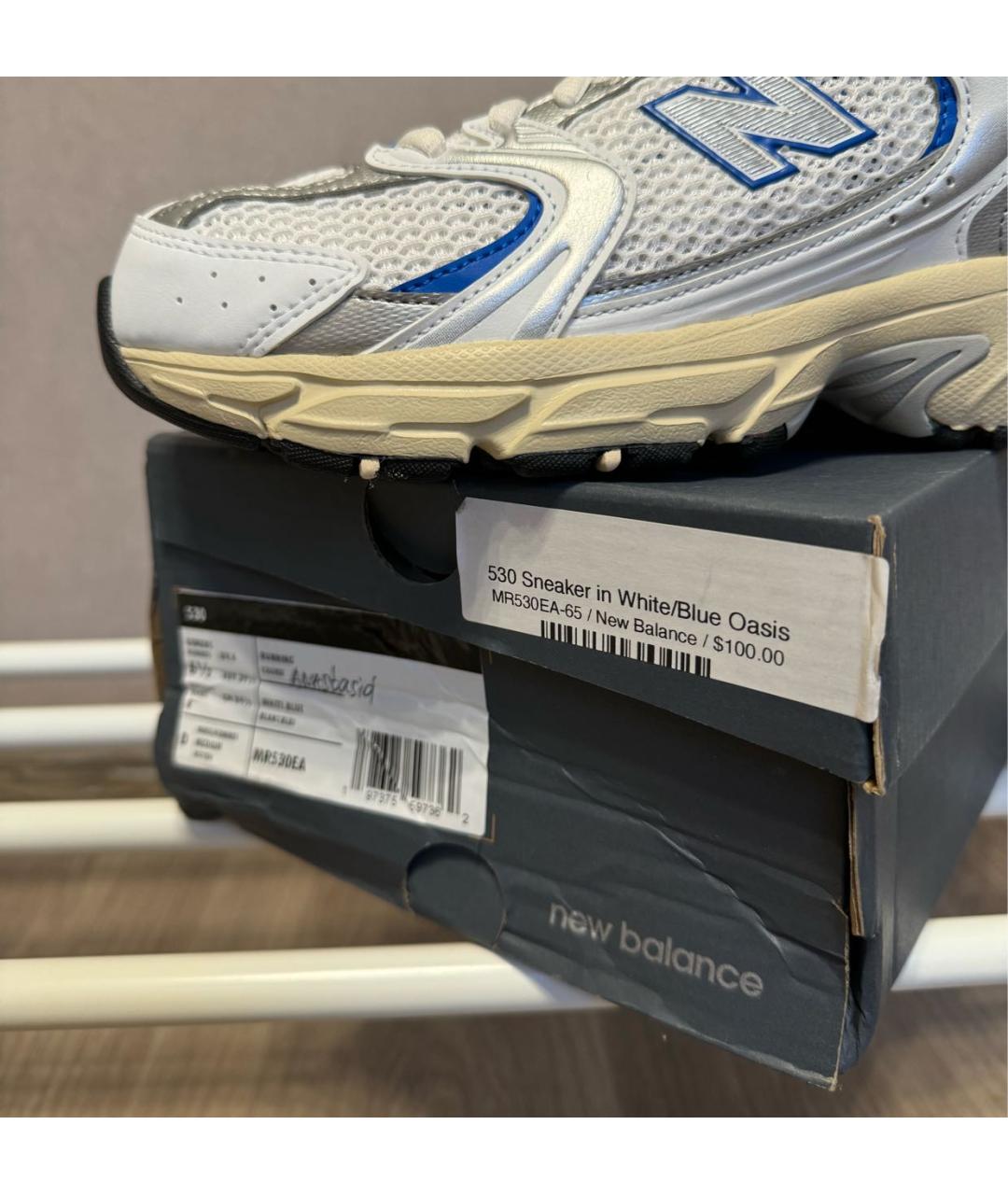 NEW BALANCE Белые кроссовки, фото 6