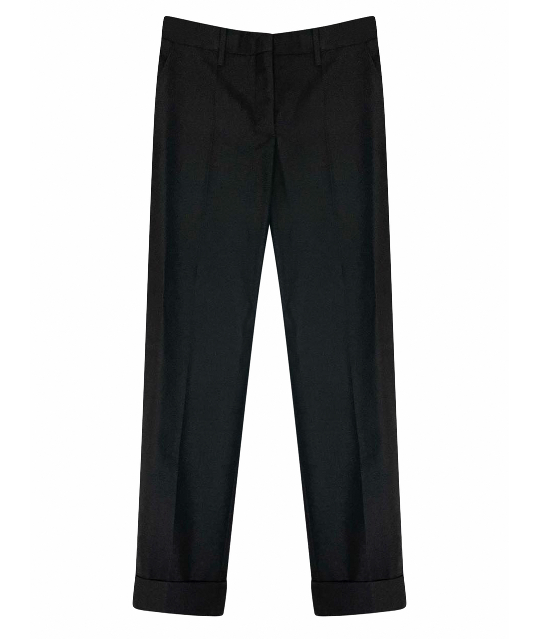 PRADA Черные прямые брюки, фото 1