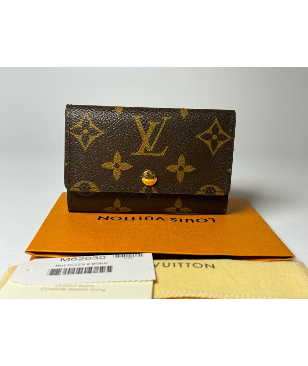 LOUIS VUITTON Коричневая ключница, фото 5