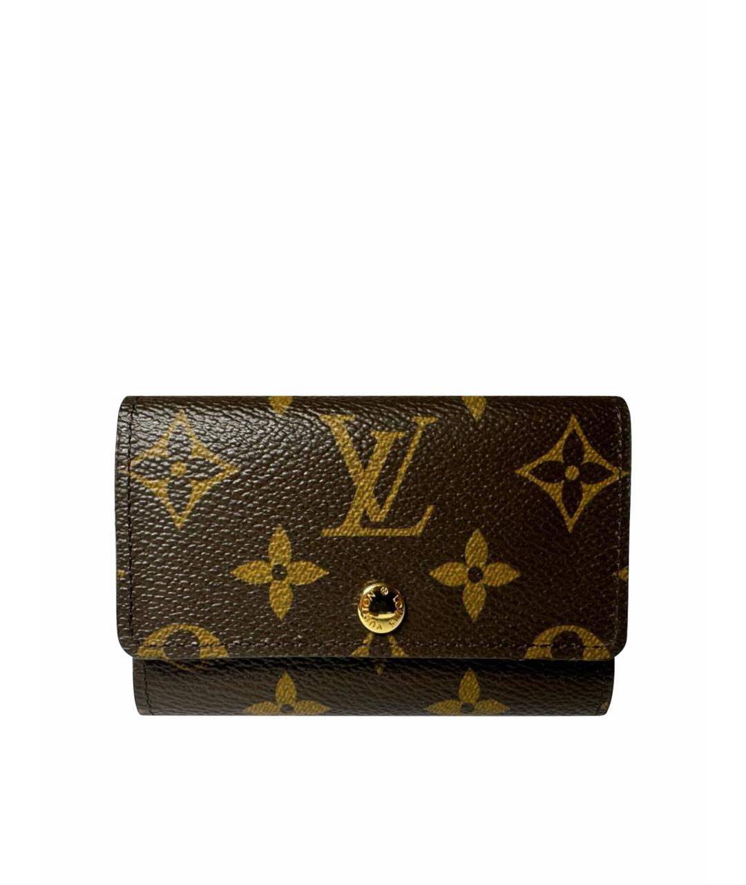 LOUIS VUITTON Коричневая ключница, фото 1