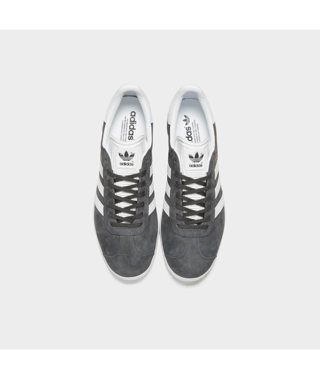 ADIDAS Серые замшевые низкие кроссовки / кеды, фото 3