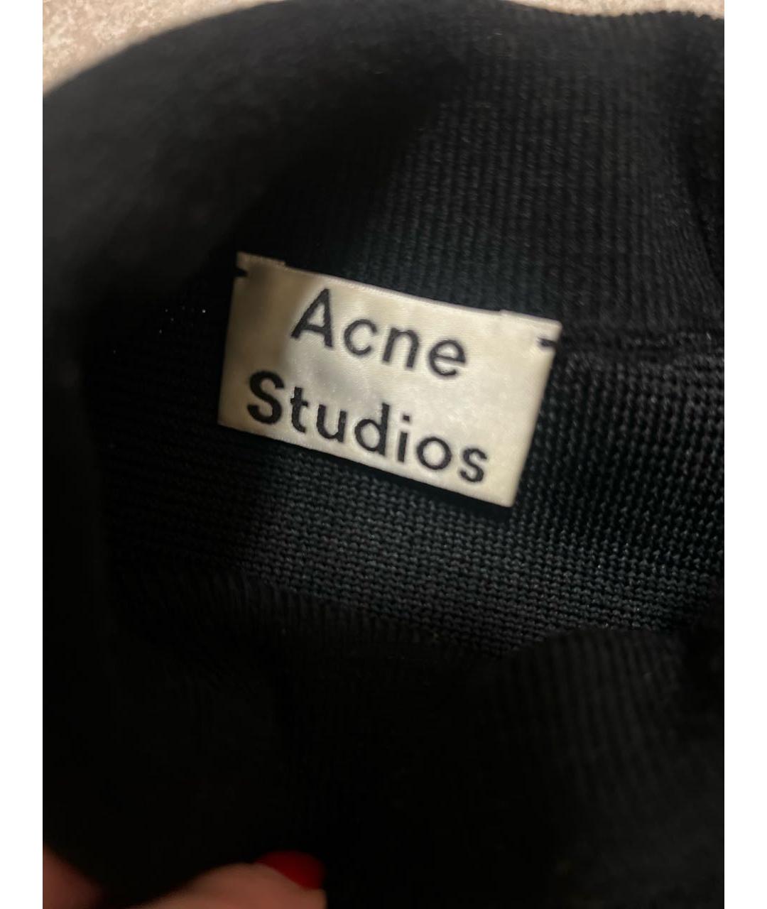 ACNE STUDIOS Черный шерстяной джемпер / свитер, фото 4