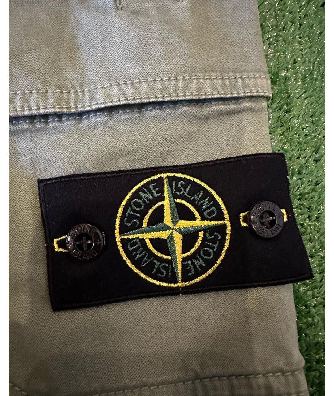 STONE ISLAND Хлопко-эластановые шорты, фото 3