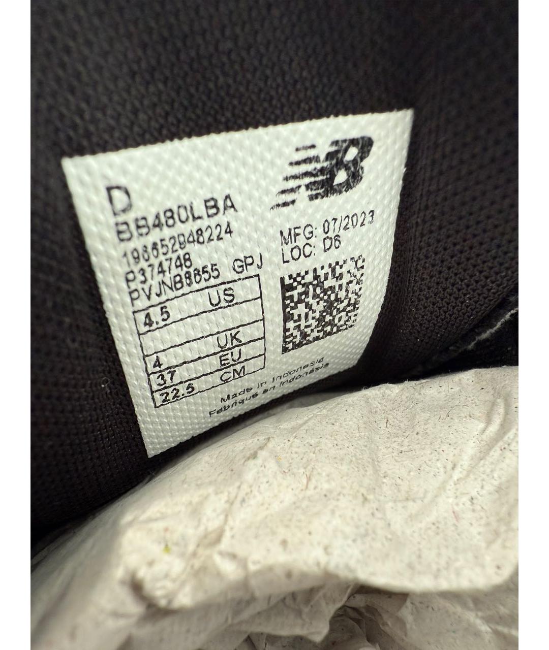 NEW BALANCE Белые кожаные кеды, фото 7