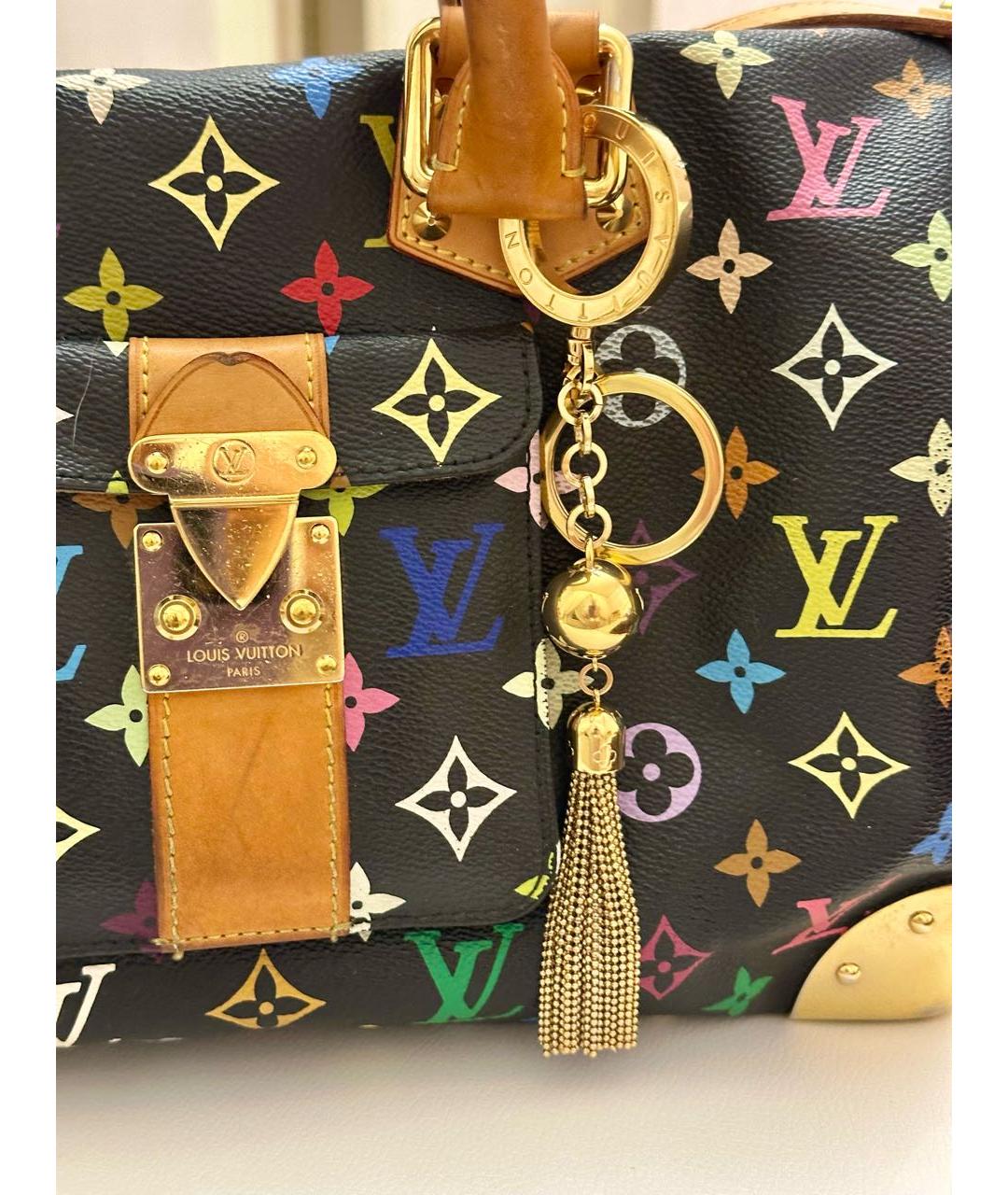 LOUIS VUITTON Золотой брелок, фото 4