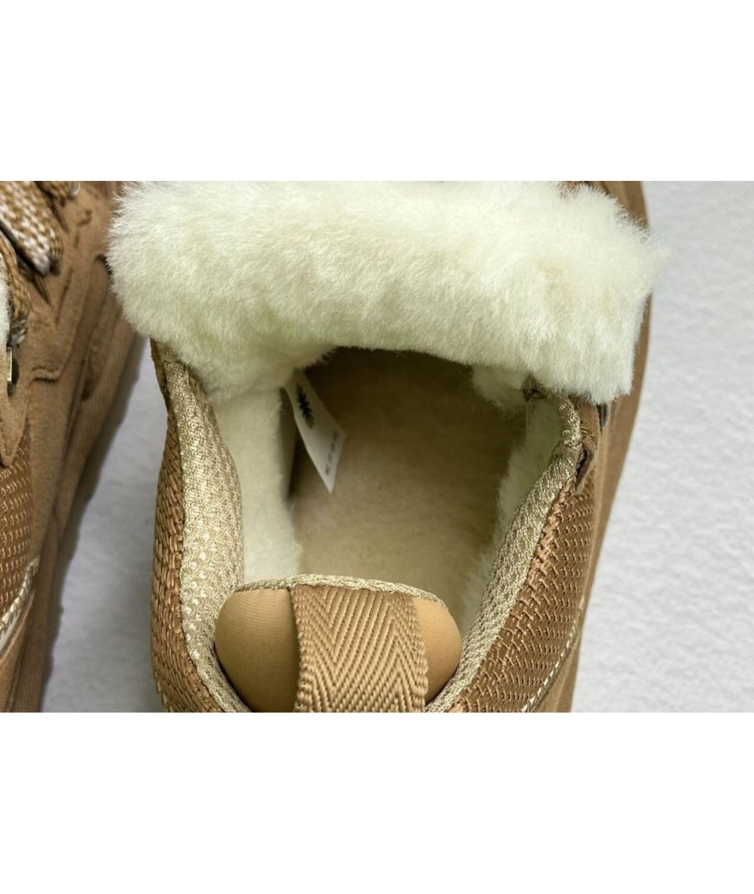 UGG AUSTRALIA Коричневые замшевые кроссовки, фото 8