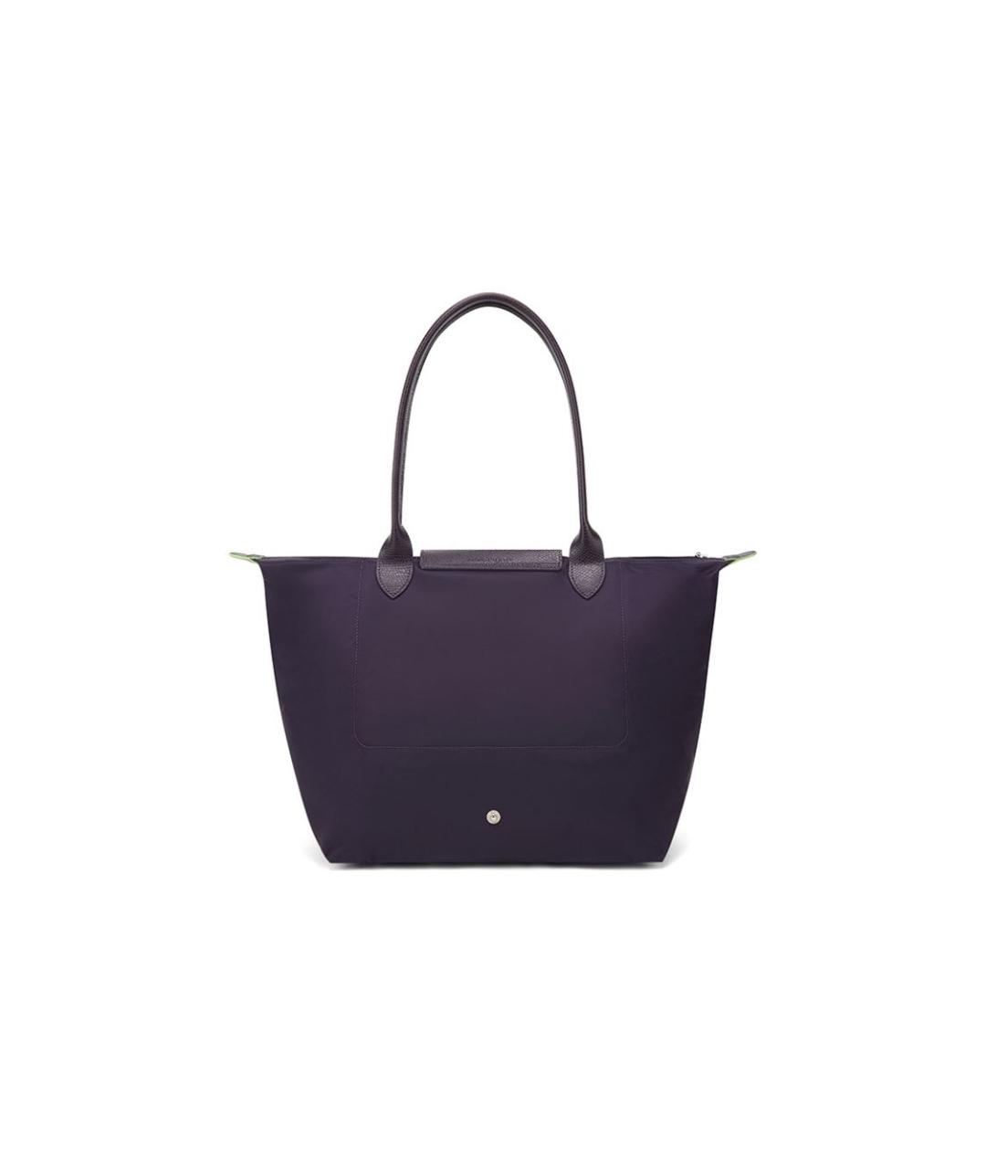 LONGCHAMP Фиолетовая тканевая сумка тоут, фото 3