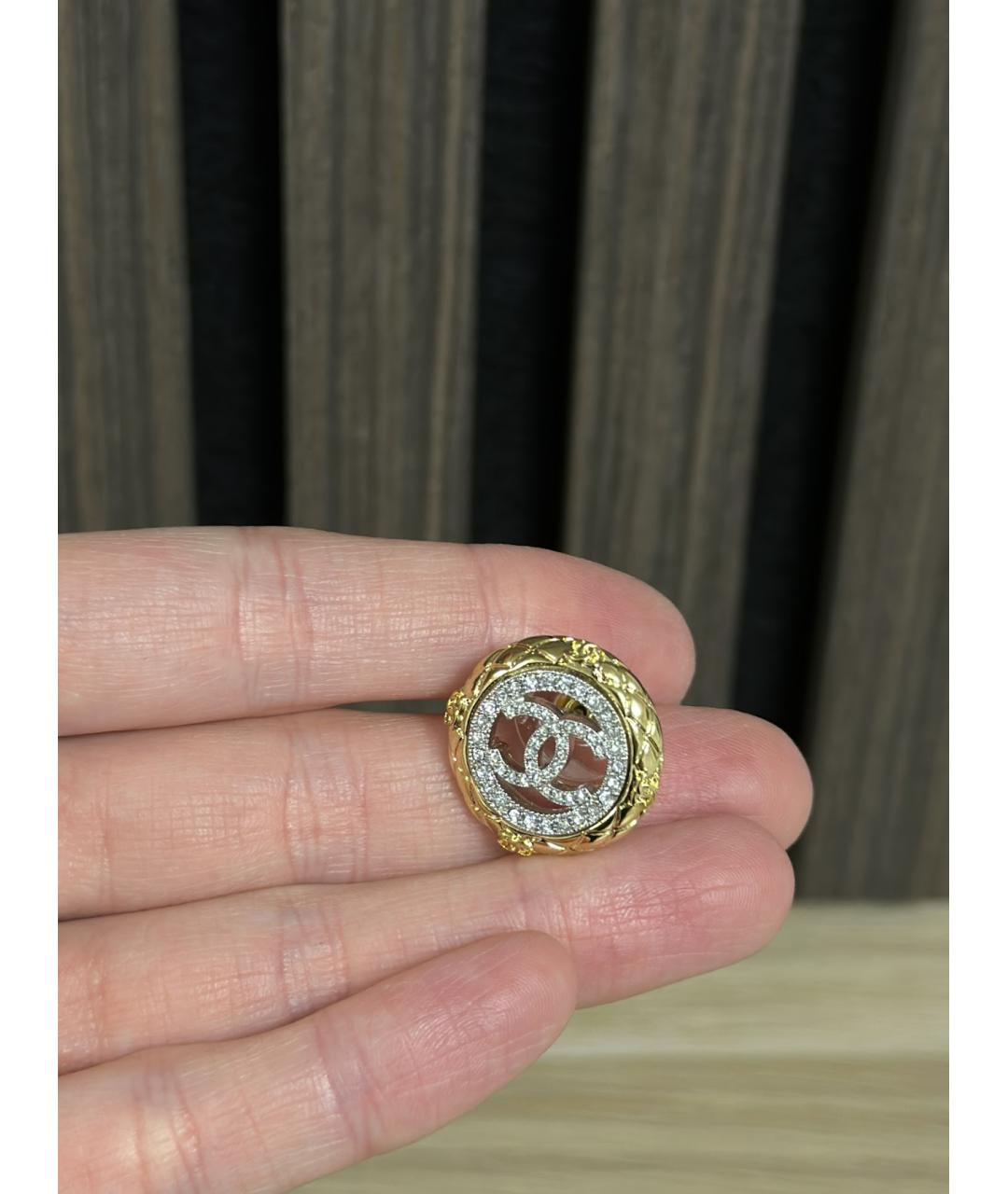 CHANEL Золотые серьги, фото 4