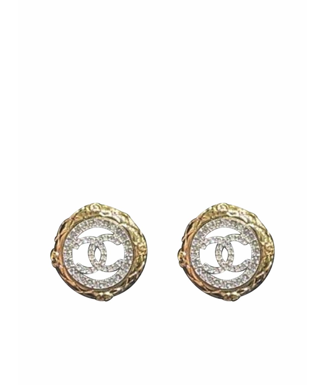 CHANEL Золотые серьги, фото 1