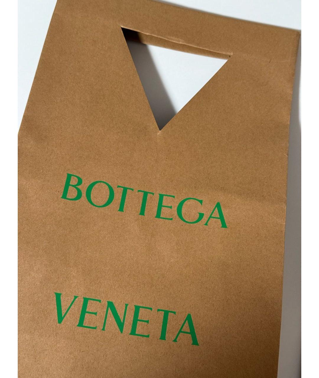 BOTTEGA VENETA Черный кожаный кошелек, фото 5