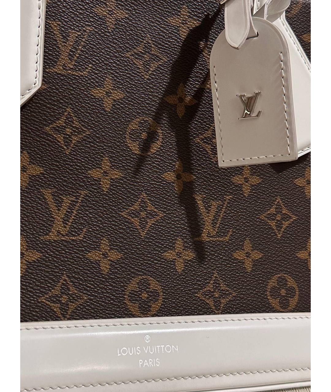 LOUIS VUITTON Белая сумка с короткими ручками, фото 2