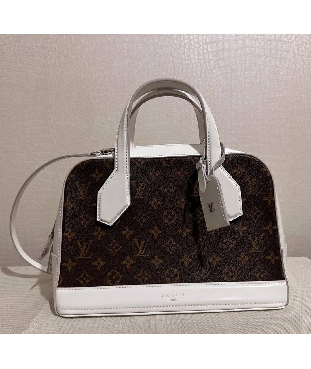 LOUIS VUITTON Белая сумка с короткими ручками, фото 7