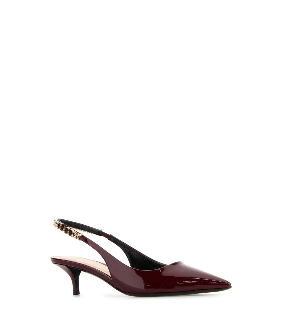 GUCCI Бордовые кожаные туфли, фото 2