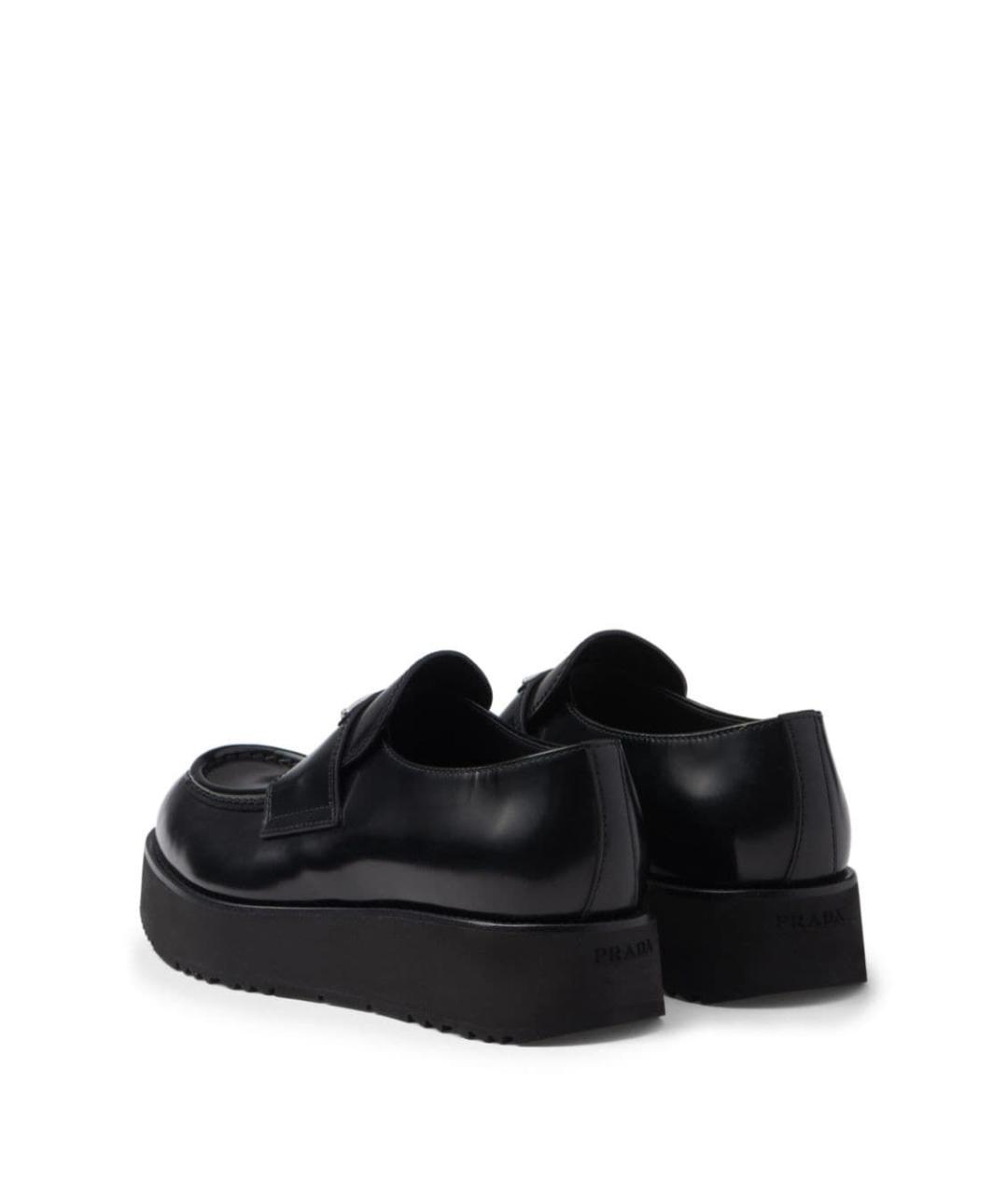 PRADA Черные кожаные лоферы, фото 7