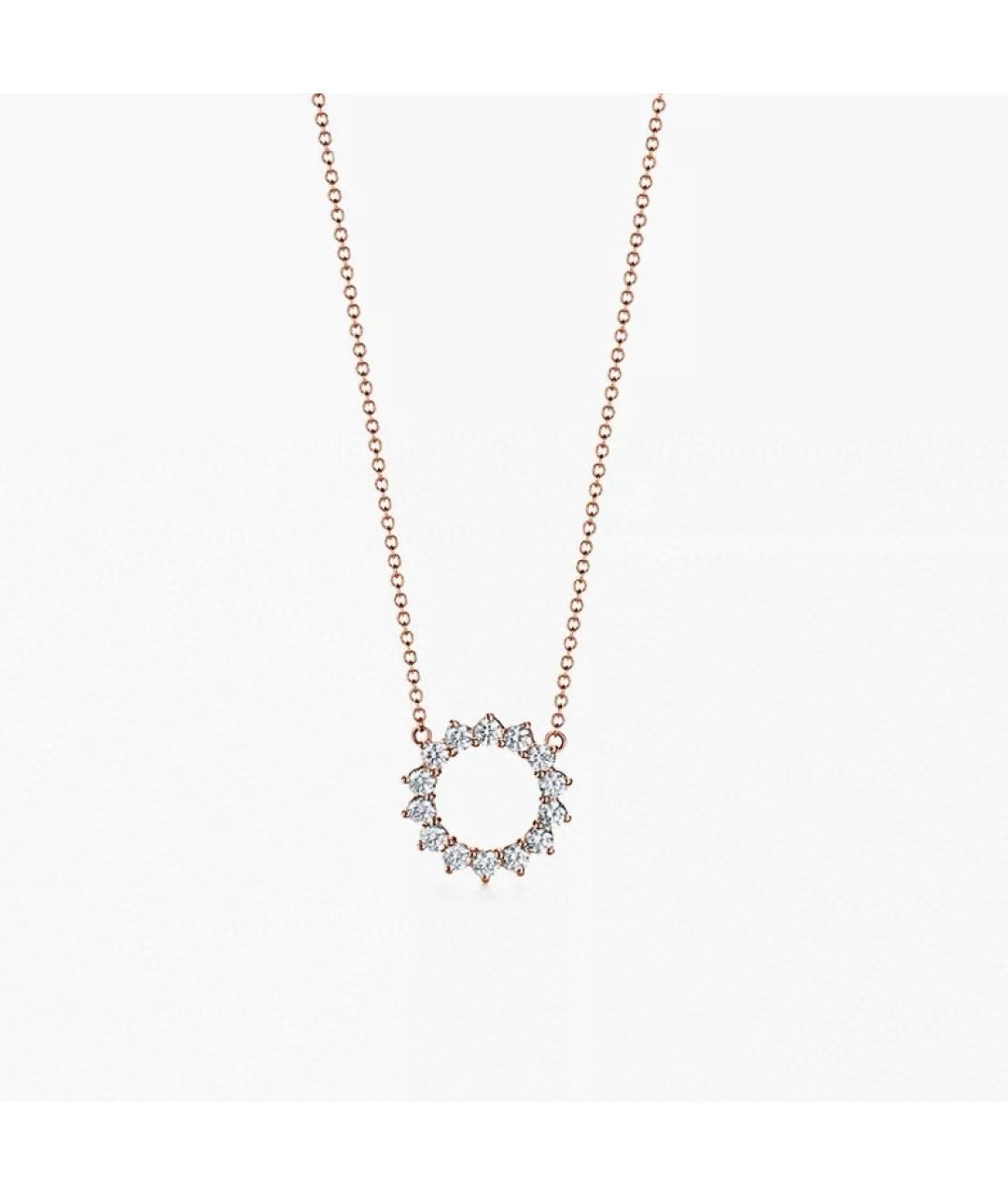 TIFFANY&CO Розовая подвеска из розового золота, фото 6