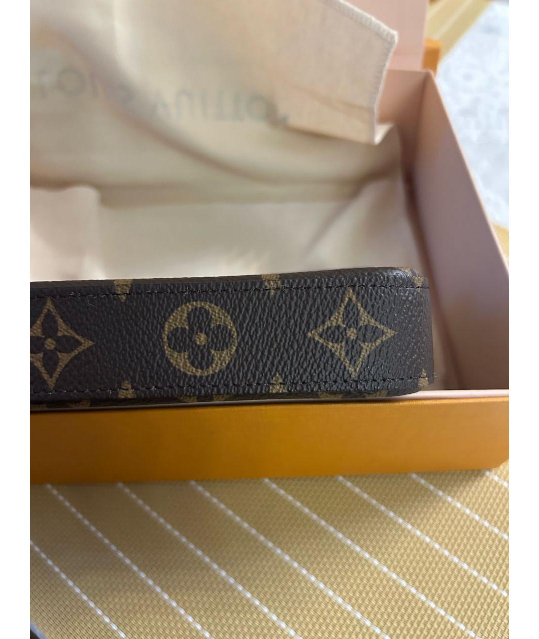 LOUIS VUITTON Коричневая сумка через плечо, фото 4