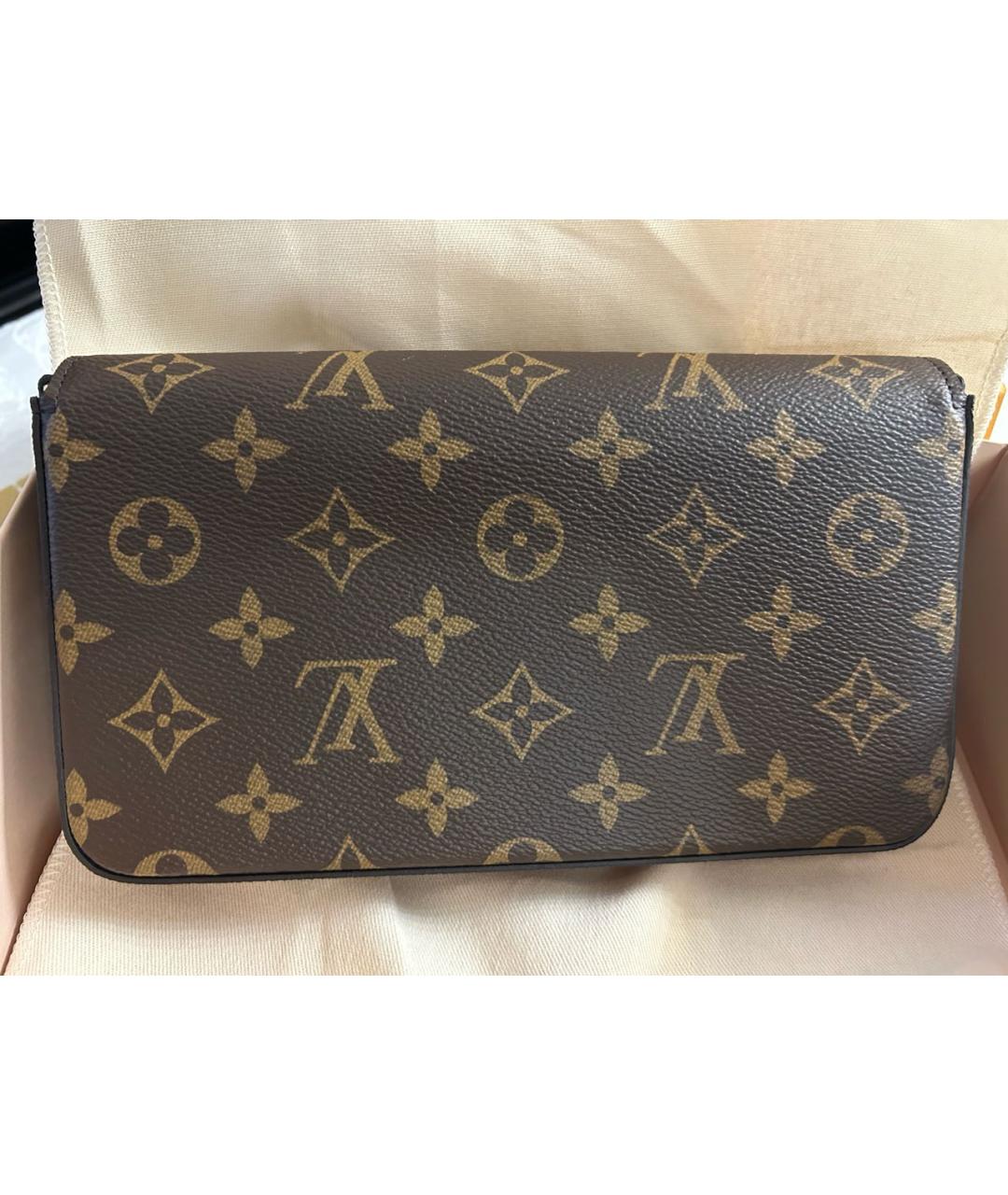 LOUIS VUITTON Коричневая сумка через плечо, фото 2