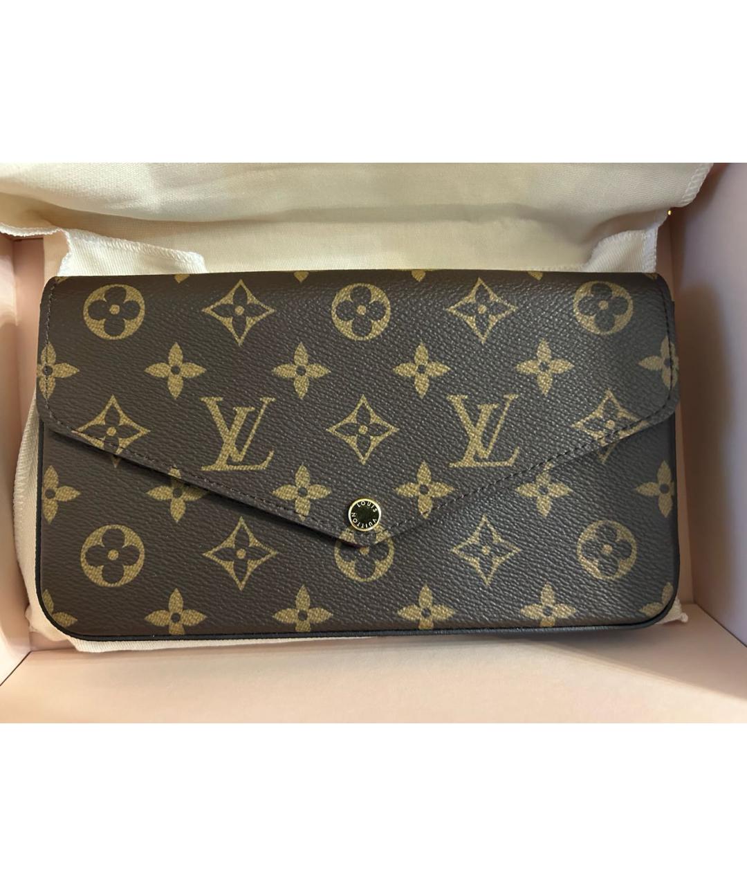 LOUIS VUITTON Коричневая сумка через плечо, фото 9