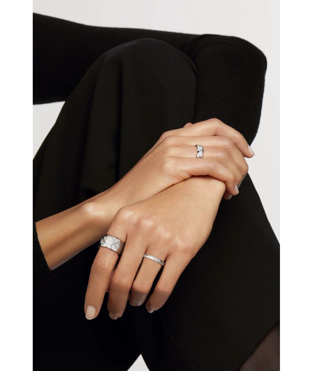 CHANEL Белое кольцо из белого золота, фото 4