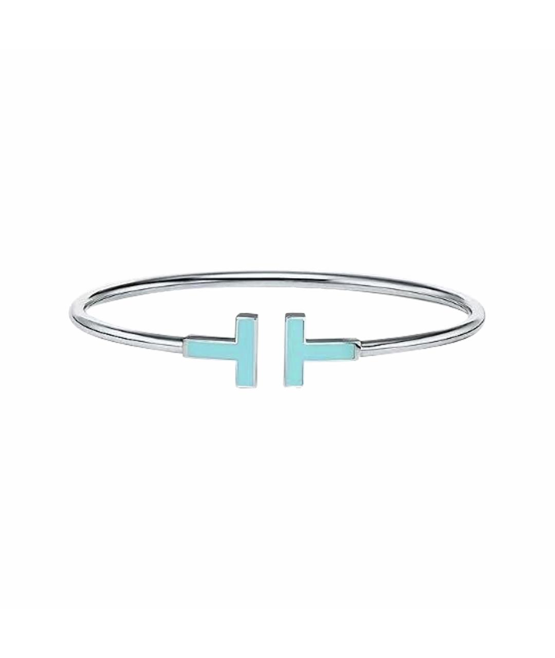 TIFFANY&CO Бирюзовый браслет из белого золота, фото 1