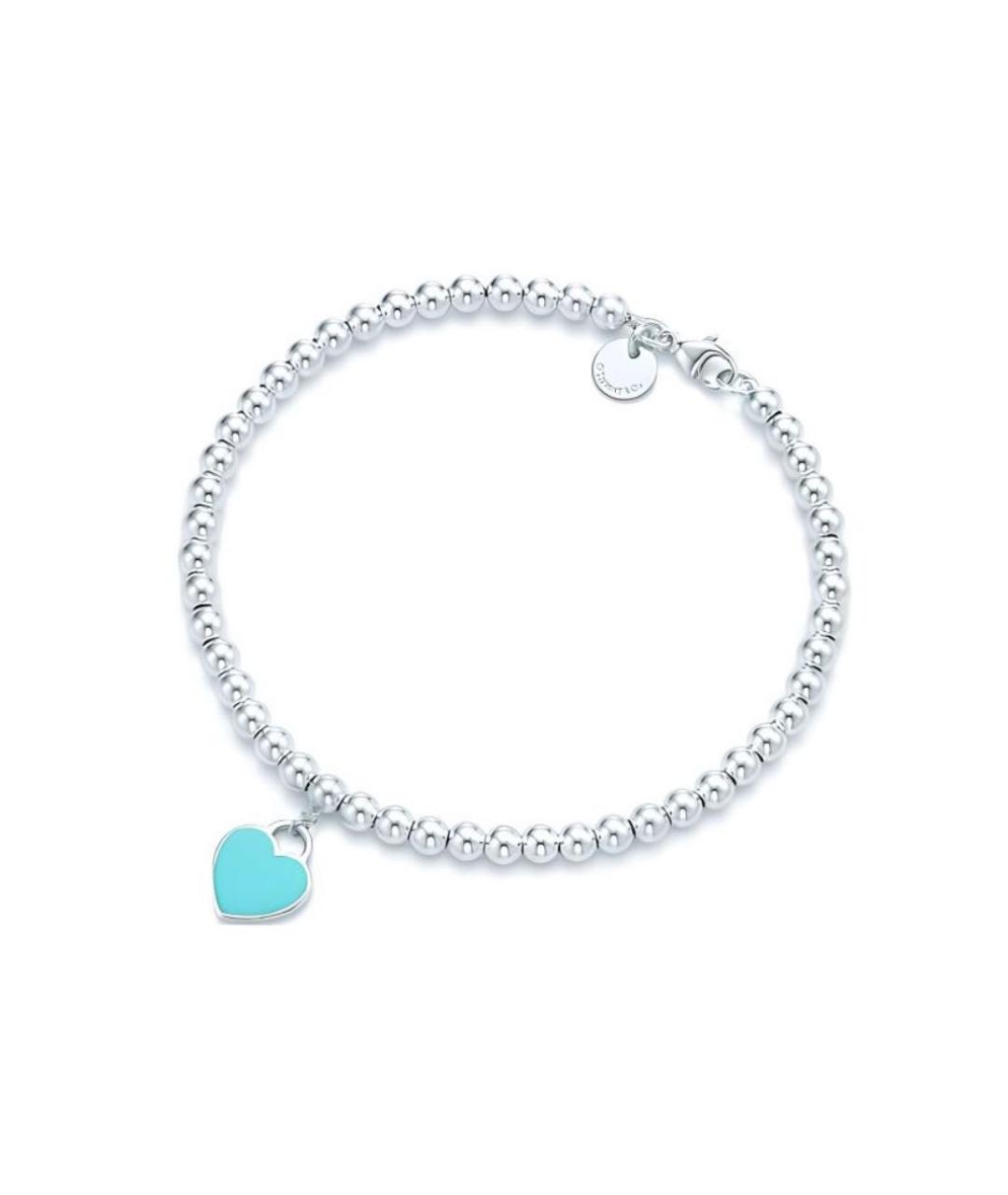 TIFFANY&CO Серебрянный рубиновый браслет, фото 1