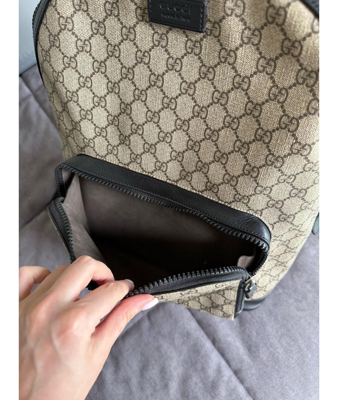 GUCCI Бежевый рюкзак, фото 7