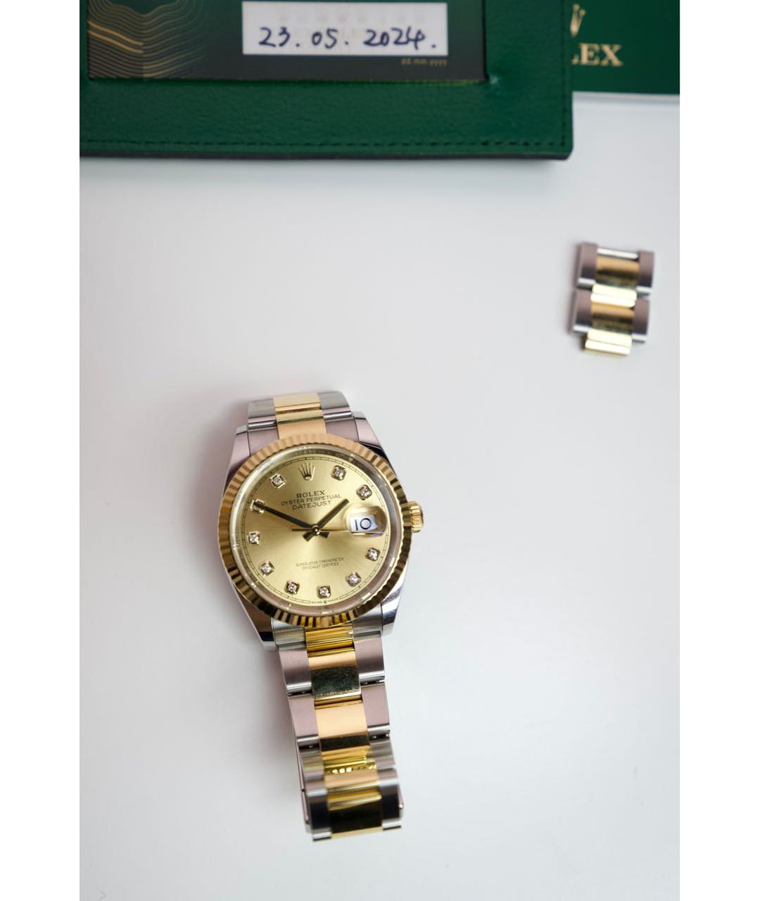 ROLEX Золотые часы, фото 9