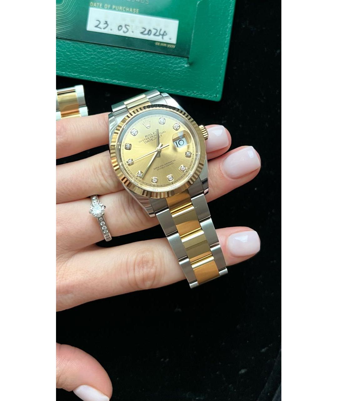 ROLEX Золотые часы, фото 3