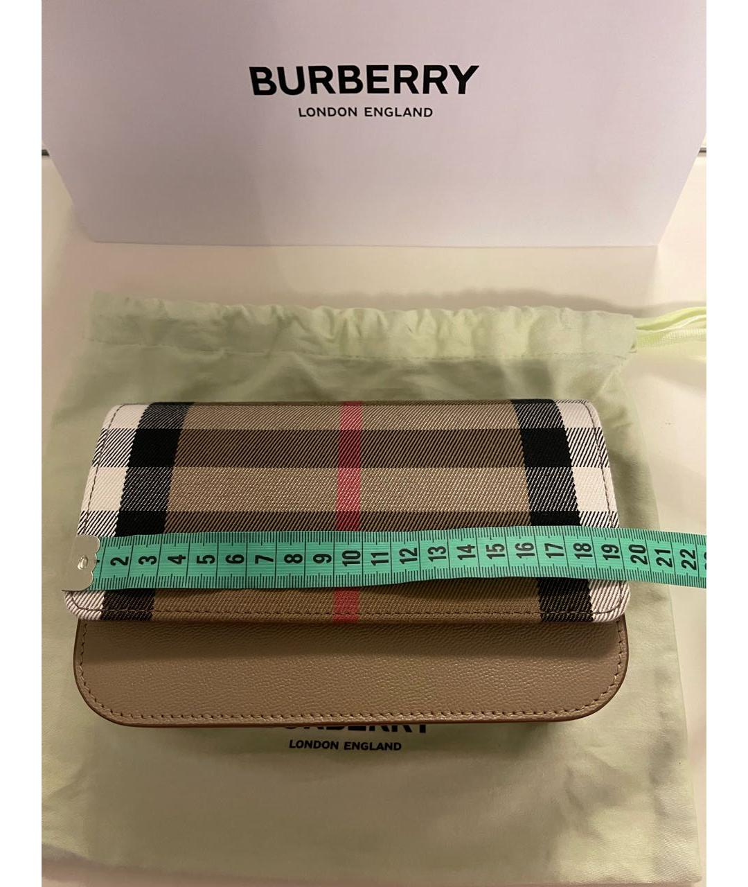 BURBERRY Мульти кожаная сумка через плечо, фото 6