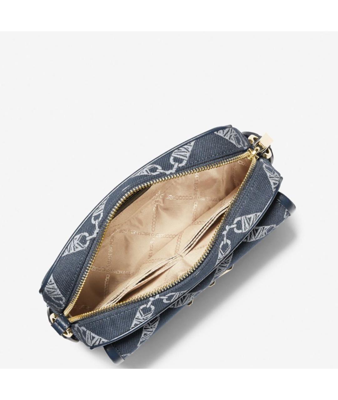 MICHAEL KORS Синяя жаккардовая сумка через плечо, фото 2