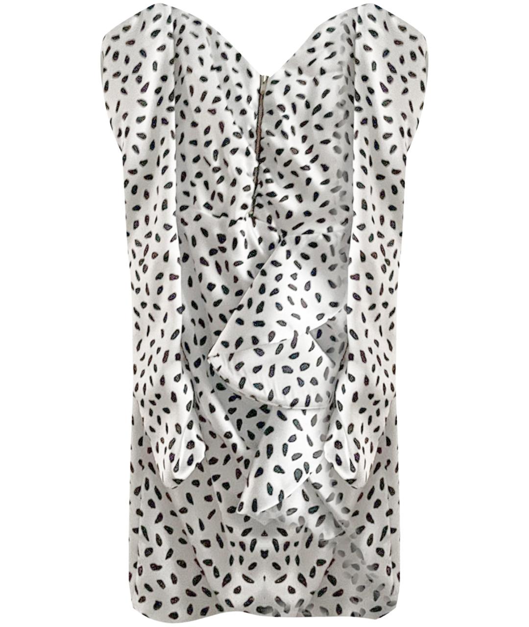 SELF-PORTRAIT Белое полиэстеровое коктейльное платье, фото 1