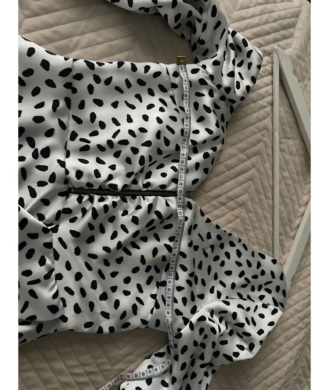 SELF-PORTRAIT Белое полиэстеровое коктейльное платье, фото 6