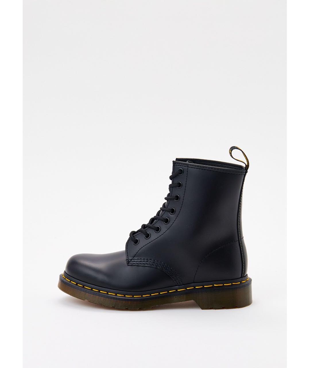 DR. MARTENS Черные кожаные ботинки, фото 7