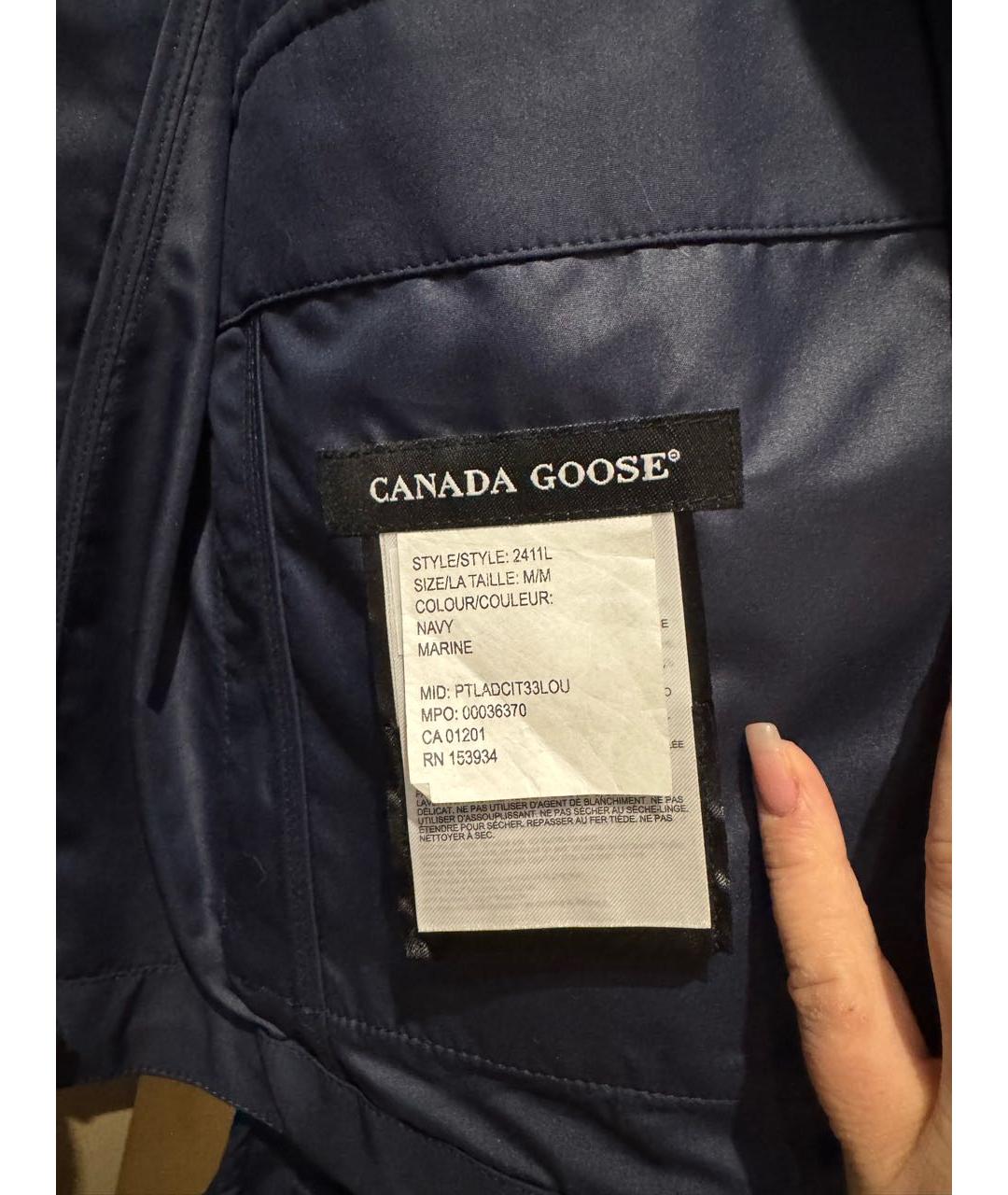 CANADA GOOSE Синяя куртка, фото 4