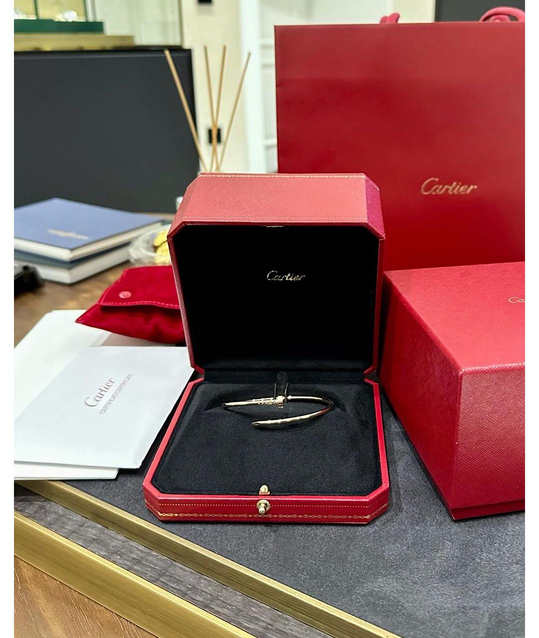 CARTIER Белый браслет из белого золота, фото 2