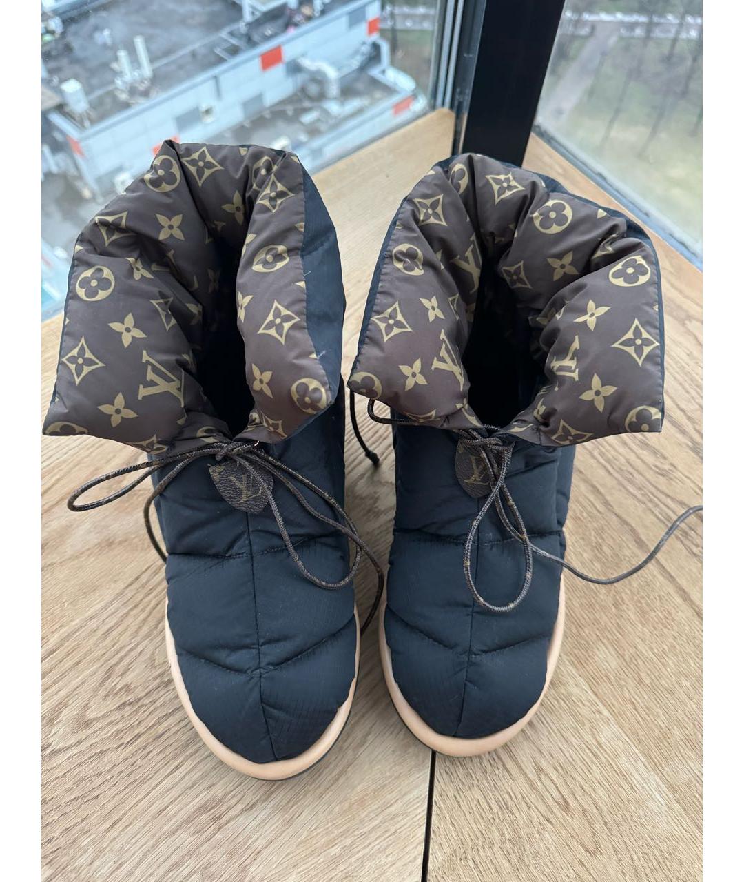 LOUIS VUITTON Черные ботинки, фото 2