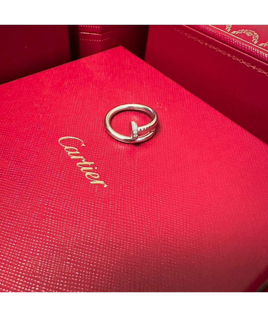 CARTIER Серебряное кольцо из белого золота, фото 5