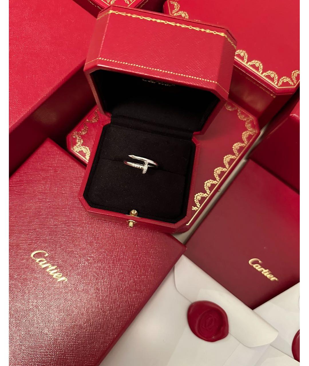 CARTIER Серебряное кольцо из белого золота, фото 2