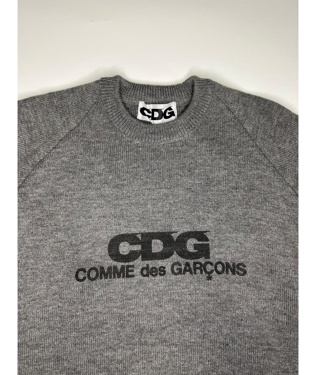 COMME DES GARÇONS Серый джемпер / свитер, фото 3