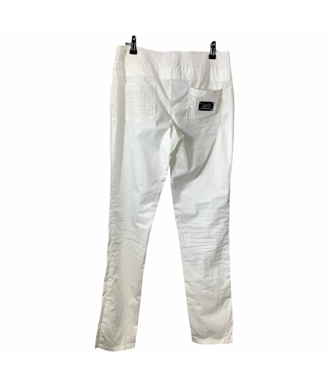 DOLCE&GABBANA Белые хлопковые брюки и шорты, фото 2