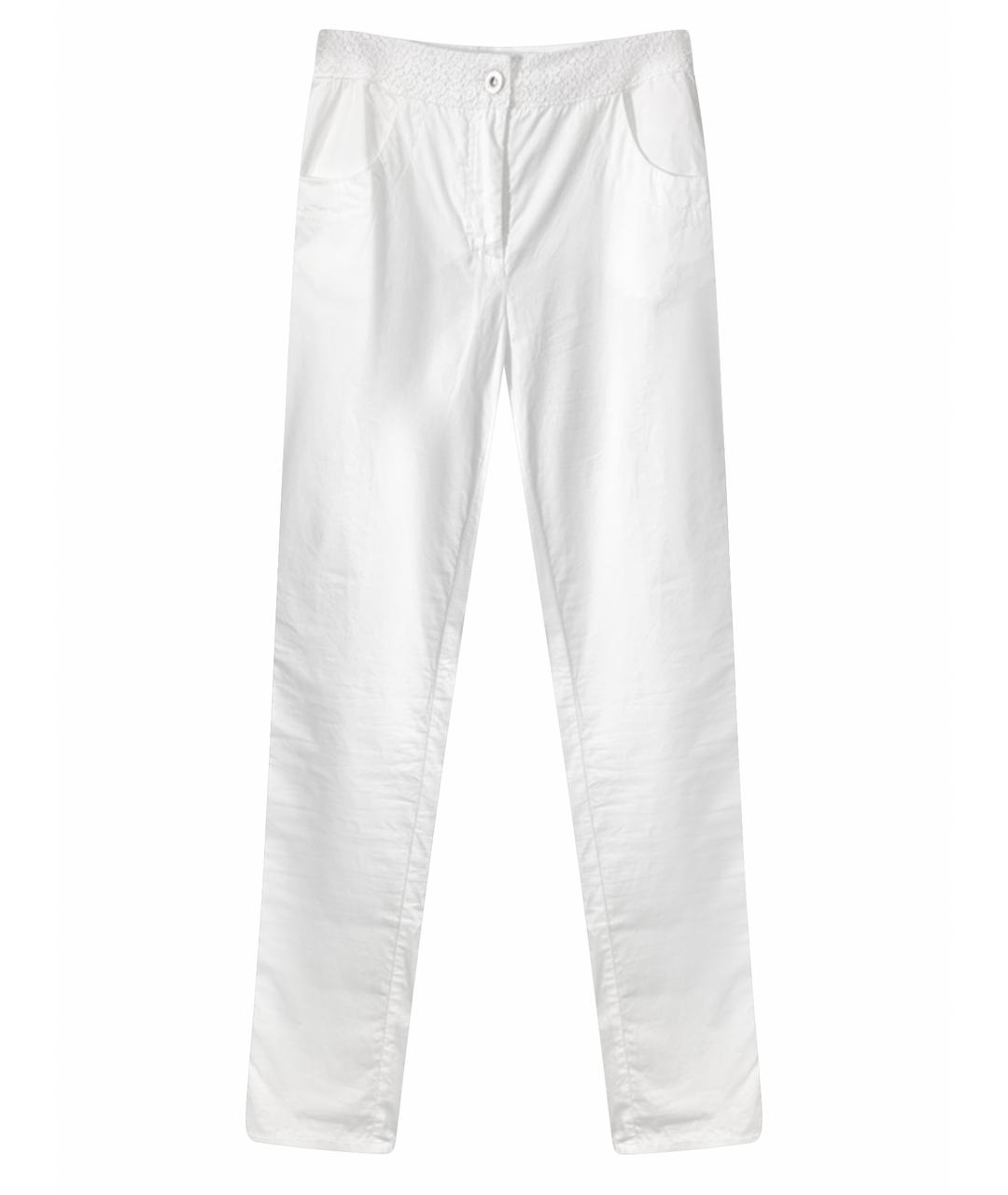 DOLCE&GABBANA Белые хлопковые брюки и шорты, фото 1