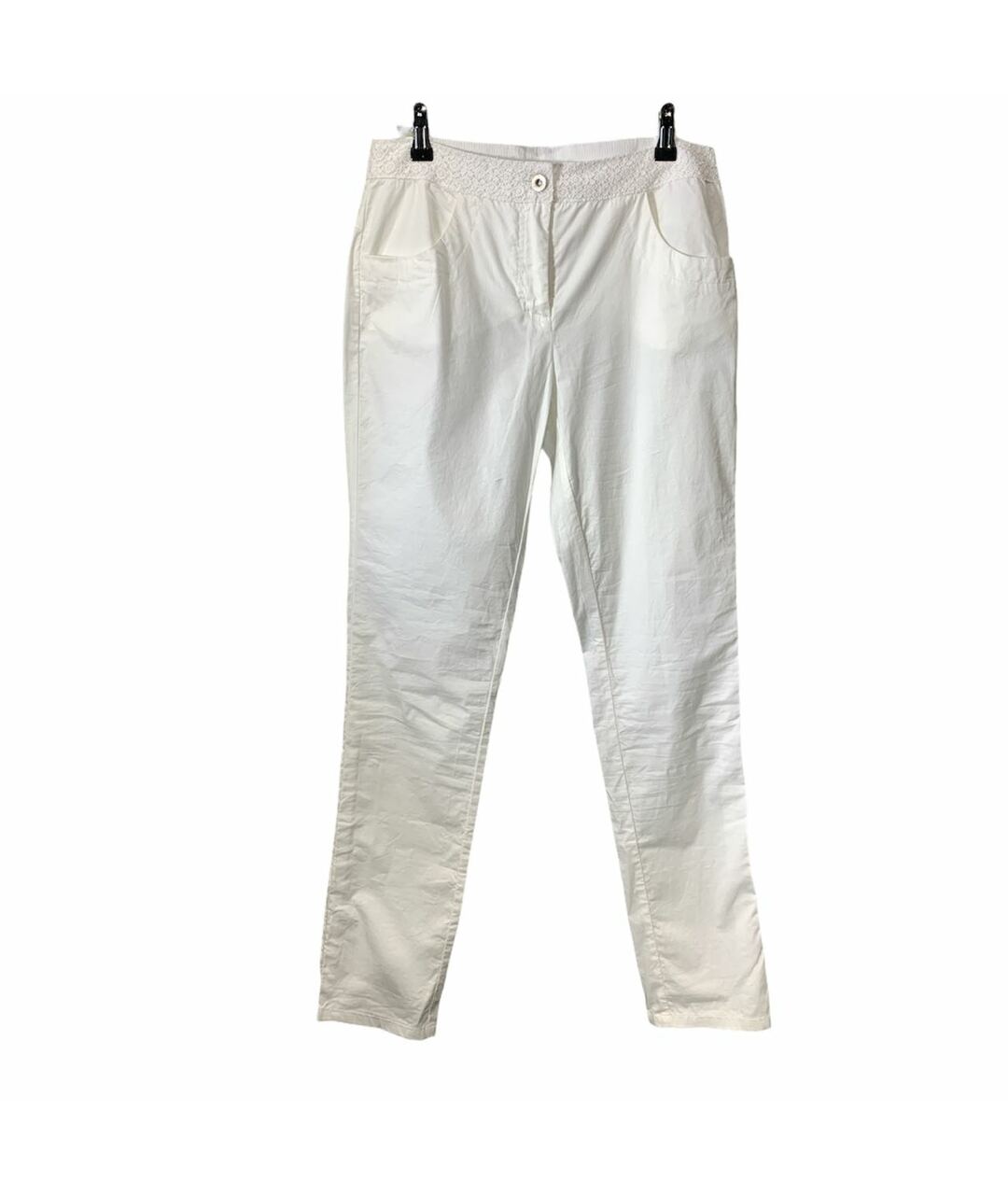 DOLCE&GABBANA Белые хлопковые брюки и шорты, фото 5