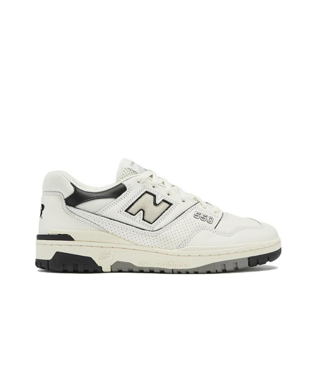 NEW BALANCE Серые кожаные кроссовки, фото 1