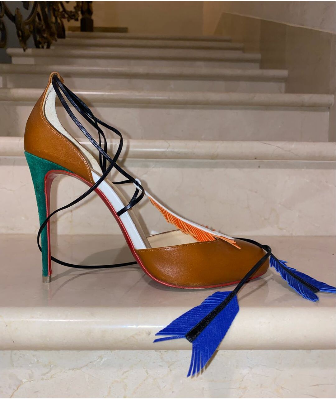 CHRISTIAN LOUBOUTIN Кожаные туфли, фото 6