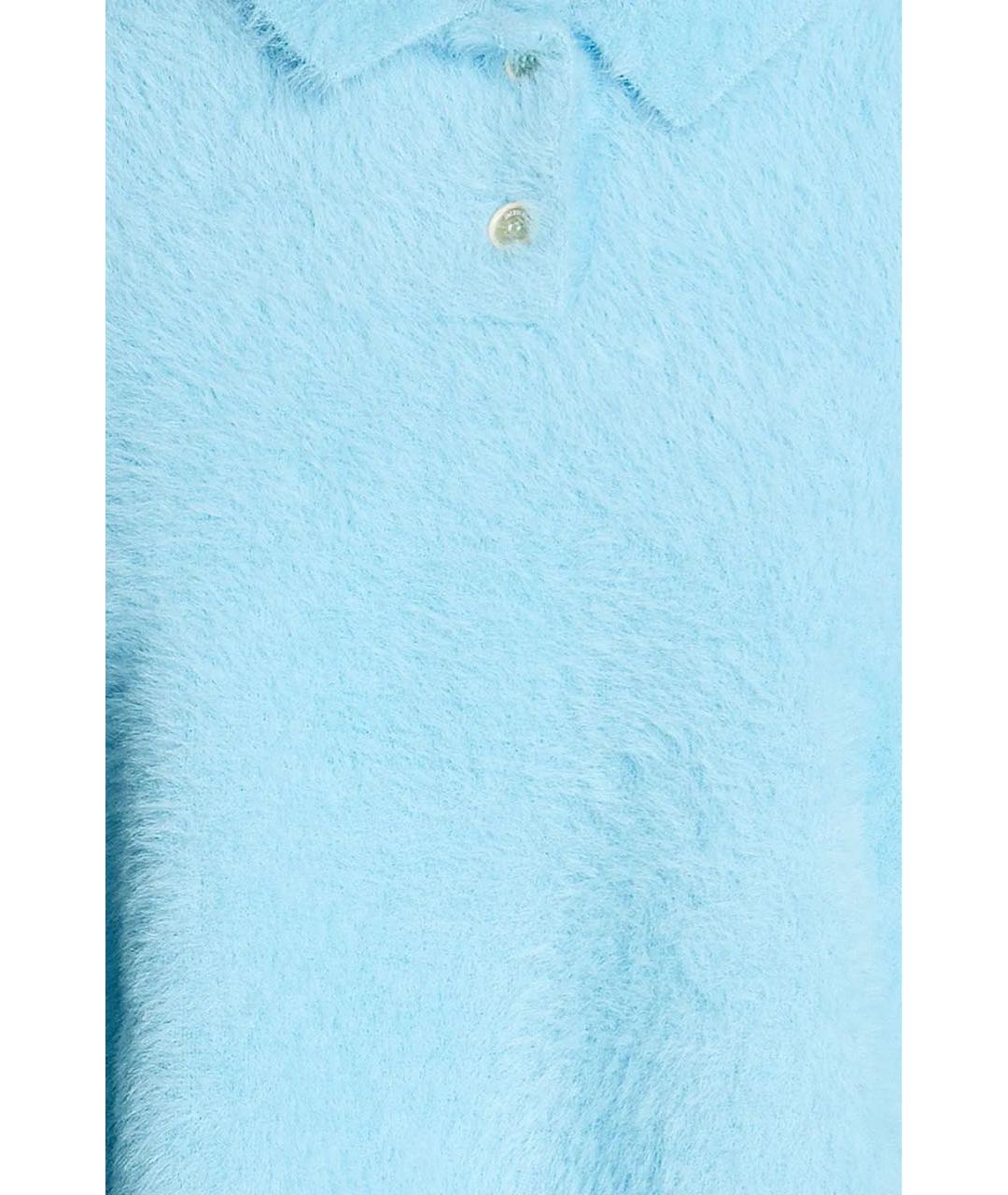 JACQUEMUS Голубой джемпер / свитер, фото 4