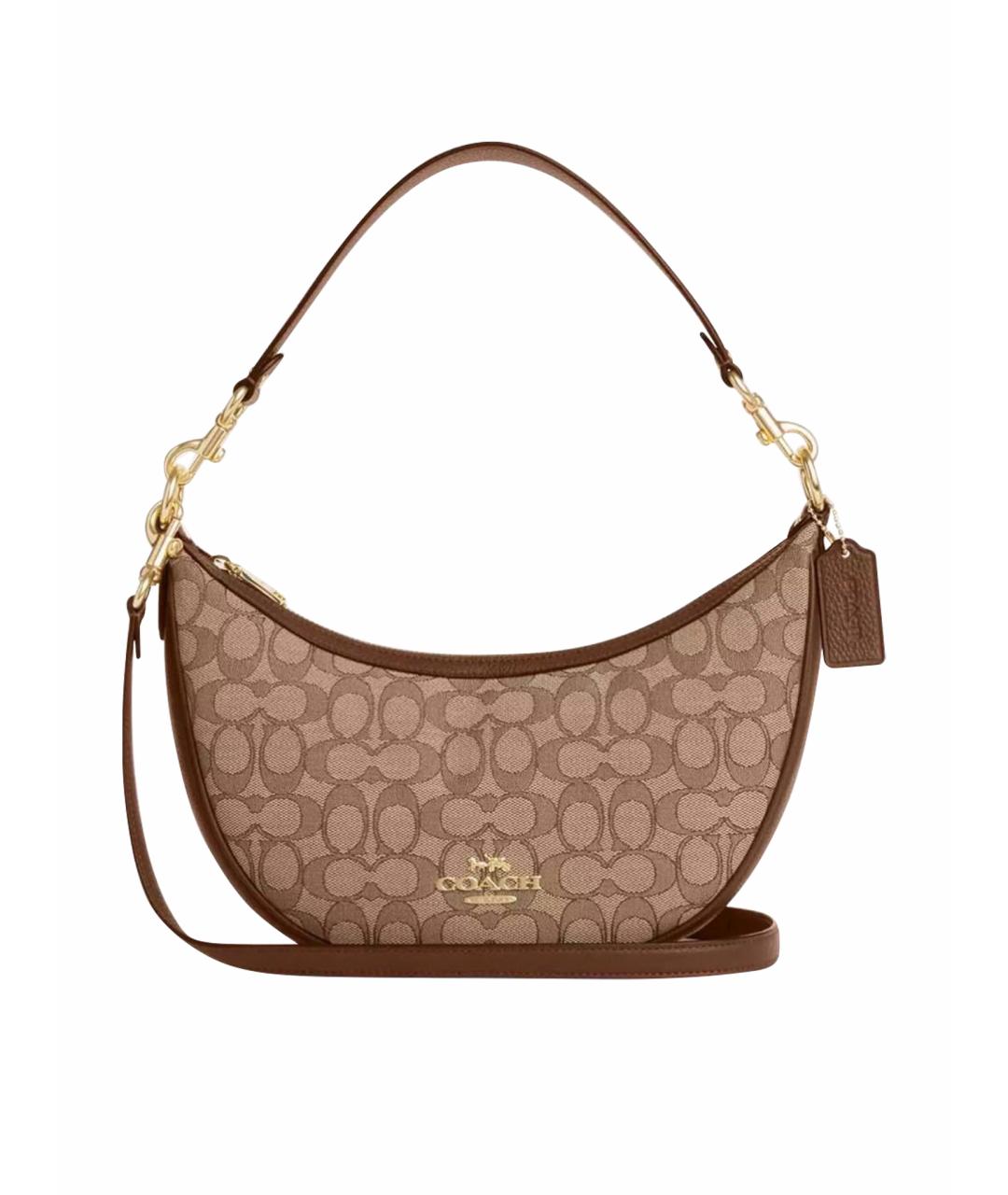 COACH Бежевая сумка через плечо, фото 1