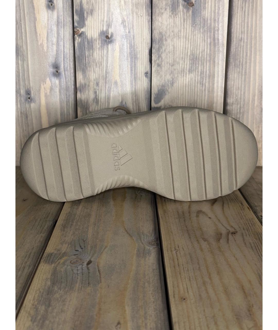 ADIDAS YEEZY Бежевые высокие кроссовки / кеды, фото 4