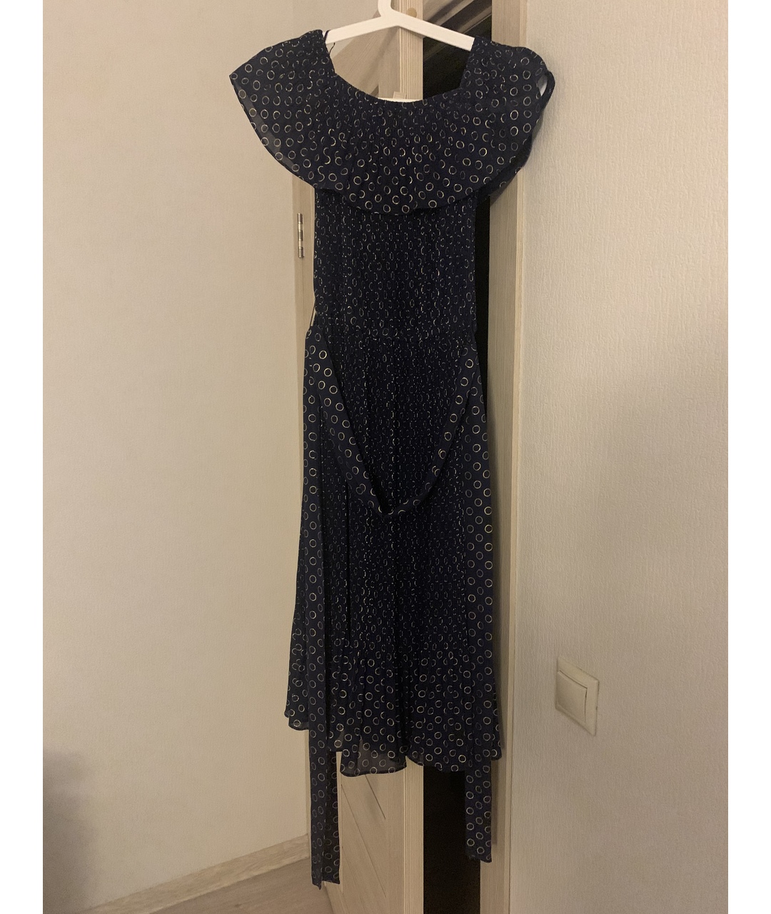 MICHAEL KORS Синее полиэстеровое повседневное платье, фото 5