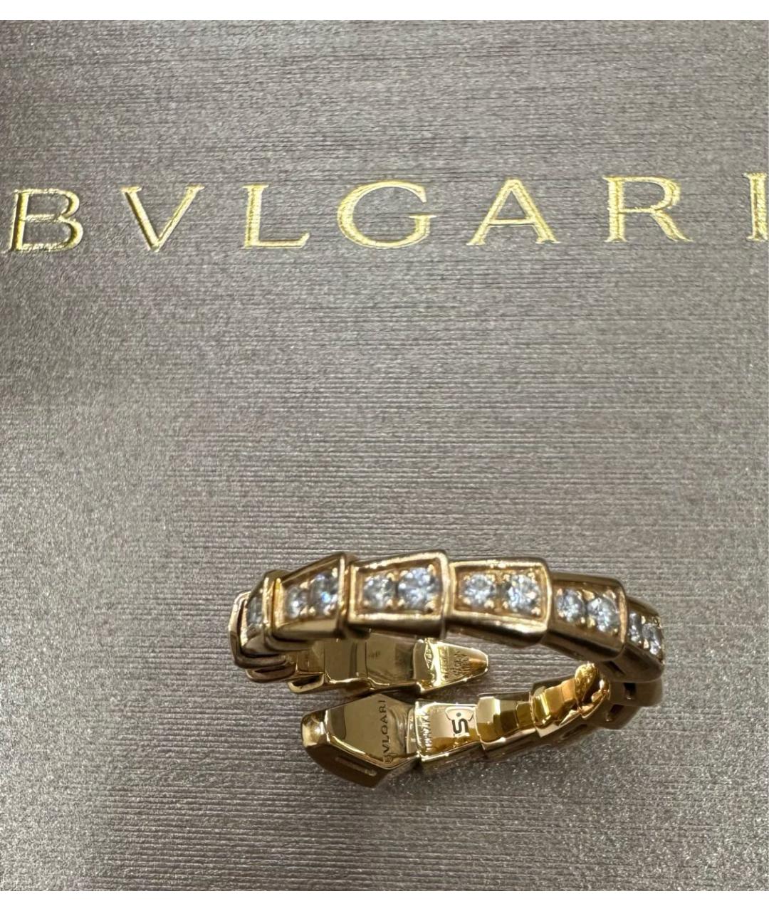 BVLGARI Золотое кольцо из розового золота, фото 3