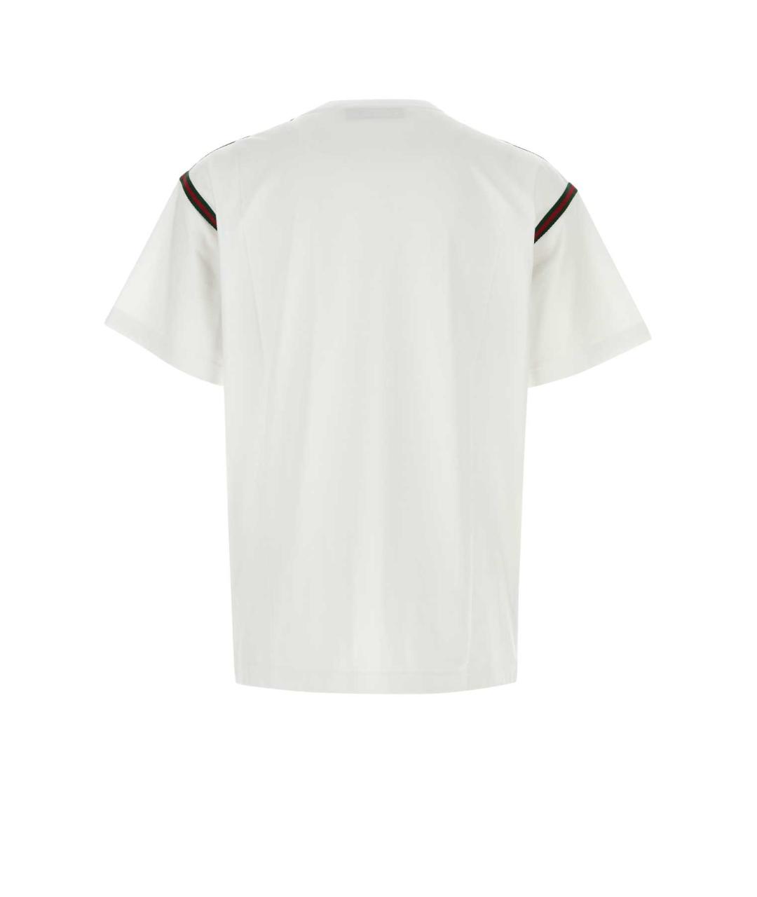GUCCI Белая хлопковая футболка, фото 2